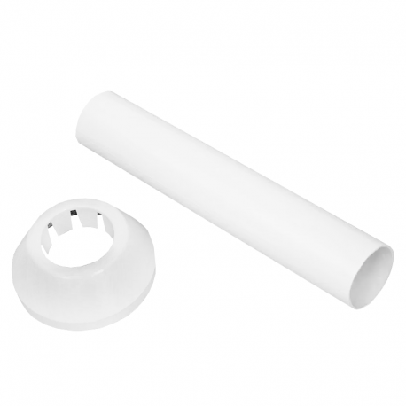 Tubo Liso para Bacia ABS Branco 1.1/2x20cm DACUNHA