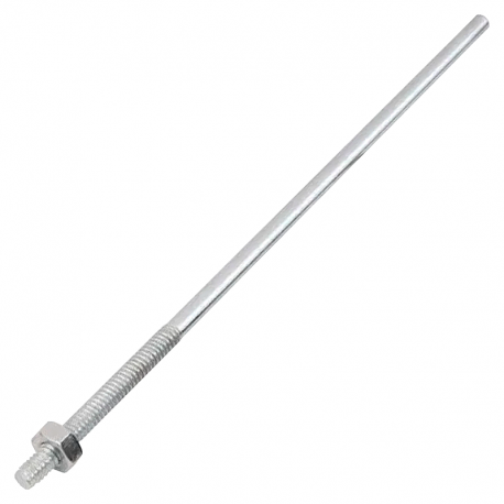 Haste Telha 1/4x250mm com Vedação Kit com 10 Peças HT-2 LAUREFIX