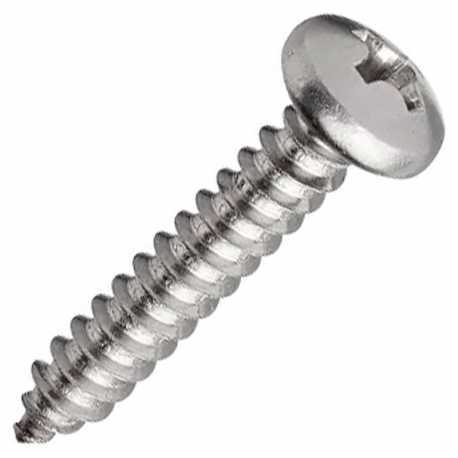 Parafuso Inox Cabeça Panela 4,2x13mm Kit com 5 Peças INXP-2 LAUREFIX
