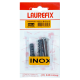 Parafuso Inox 4,8x50mm com Bucha 8mm Kit com 2 Peças PBIX-8 LAUREFIX