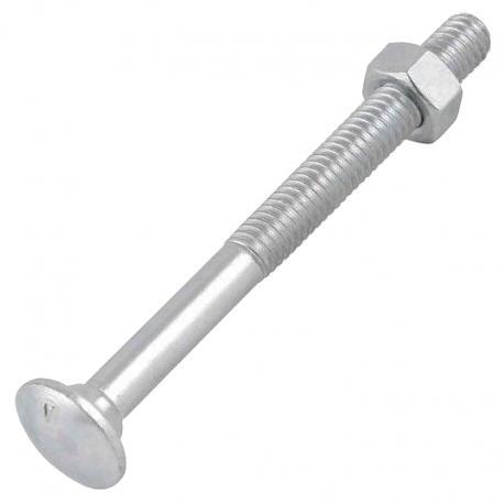 Parafuso Francês 1/4x2.1/2'' Kit com 4 Peças PFC06 LAUREFIX