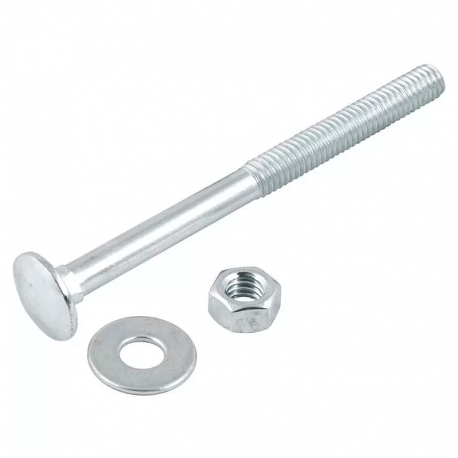 Parafuso Francês 5/16x4'' Kit com 4 Peças PFC14 LAUREFIX