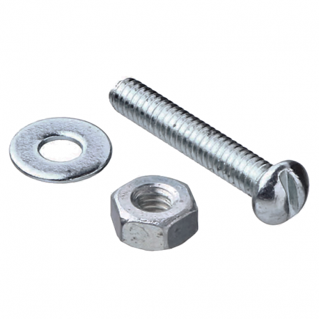 Parafuso Máquina 1/4x1.1/2'' Kit com 5 Peças MQ22 LAUREFIX