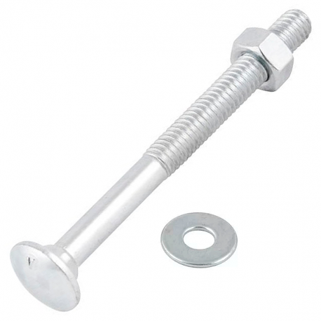 Parafuso Francês 5/16x3'' Kit com 4 Peças PFC12 LAUREFIX