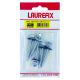Parafuso Sextavado Auto Brocante com Arruela 5,5x2'' Kit com 5 Peças PAB-2 LAUREFIX