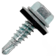 Parafuso Sextavado Auto Brocante com Arruela 5,5x1'' Kit com 5 Peças PAB-1 LAUREFIX