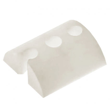 Calço Baixo para Telha Branco Kit com 2 Peças CB LAUREFIX