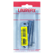 Parafuso Inox para Bacia e Tanque com Bucha 8mm Kit com 2 Peças WCS-IN LAUREFIX