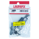 Parafuso Longo Inox para Bacia e Tanque com Bucha 10mm Kit com 2 Peças WCL-IN LAUREFIX