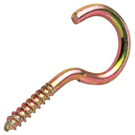 Gancho com Rosca 16x30 Kit com 10 Peças GL-03 LAUREFIX