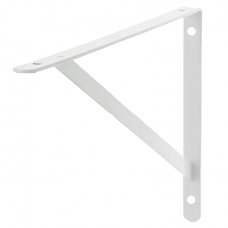 Suporte Reforçado Branco Epóxi para Prateleira 30cm SUP30 LAUREFIX