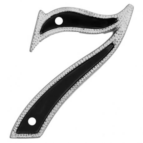 Número Cromado para Casa Nº 7 ZCC7 LAUREFIX