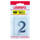 Número Cromado para Apartamento Nº 2 ZCAP2 LAUREFIX