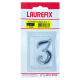Número Cromado para Apartamento Nº 3 ZCAP3 LAUREFIX