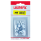 Grampo para Cabo Coaxial Kit com 10 Peças G7-COAX LAUREFIX