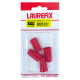 Conector Rosqueável Vermelho 4,5a17mm Kit com 4 Peças CT-VER LAUREFIX