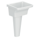 Tanque de Louça Médio 48,5x53,5cm 31L sem Coluna BRANCO CELITE