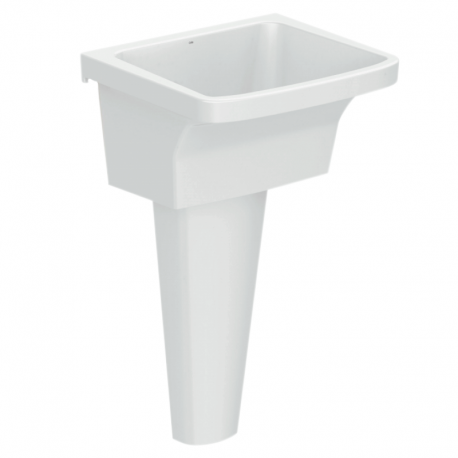 Tanque de Louça Médio 48,5x53,5cm 31L sem Coluna BRANCO CELITE