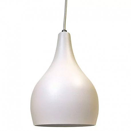 Pendente 25x12cm Gota Fechada Branco 861101/550 PAVILONIS