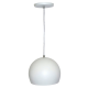 Pendente 18x12cm Bolinha Grande Branco para 1 Lâmpada 841101/550 PAVILONIS