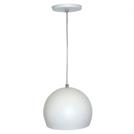 Pendente 18x12cm Bolinha Grande Branco para 1 Lâmpada 841101/550 PAVILONIS