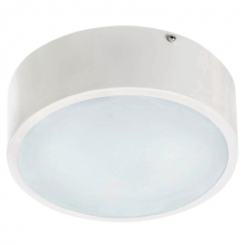 Plafon Lua 24cm para 1 Lâmpada Alumínio Branco 812102/500 PAVILONIS