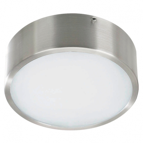 Plafon Lua 24cm para 1 Lâmpada Alumínio Escovado 812101/500 PAVILONIS