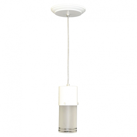 Pendente Luna para 1 Lâmpada Alumínio Branco 751102/550 PAVILONIS