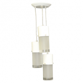 Pendente Luna para 3 Lâmpadas Alumínio Branco 753102/550 PAVILONIS