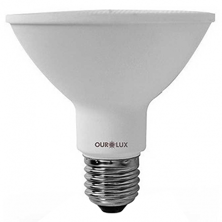 Lâmpada Superled Par38 12W 6500K Bivolt E27 Luz Branca OUROLUX