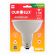 Lâmpada Superled Par38 12W 6500K Bivolt E27 Luz Branca OUROLUX