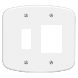 Placa 4x4 F13 0949 Blanc FAME