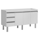 Gabinete Style para Pia de 1,50m Branco LOCATT