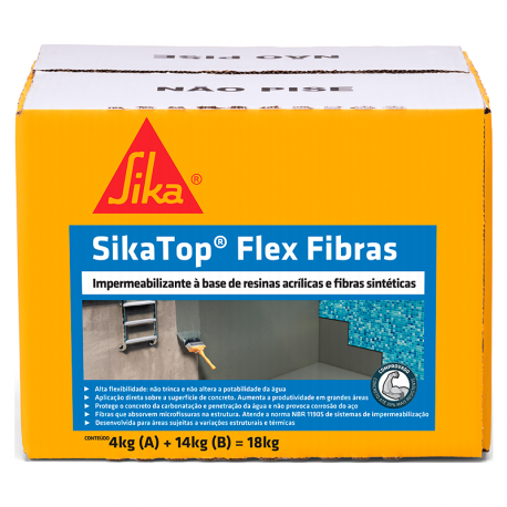 Sikatop Flex Fibras Caixa 18kg SIKA