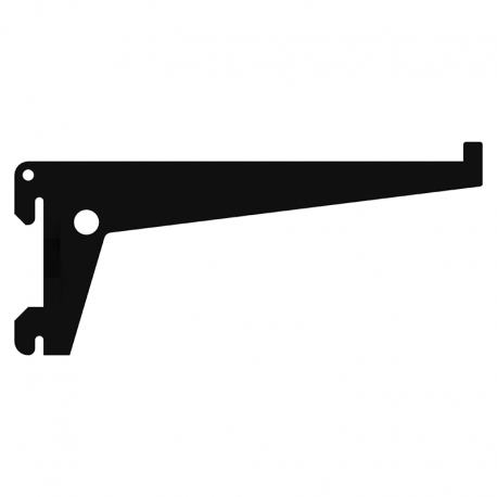 Suporte para Trilho Simples Encaixe Preto STSB-30 BRASFORMA