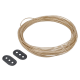Corda de Varal de Aço e PVC com 15m MAXEB
