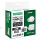 Painel LED Sobrepor Redondo Branco 24W Frameles Bivolt 6500K Luz Branca 15140128 TASCHIBRA