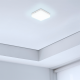Painel LED Sobrepor Quadrado Branco 24W Frameles Bivolt 6500K Luz Branca 15140140 TASCHIBRA