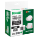 Painel LED Sobrepor Quadrado Branco 24W Frameles Bivolt 6500K Luz Branca 15140140 TASCHIBRA