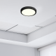 Painel LED Sobrepor Redondo Preto 18W Bivolt 6500K Luz Branca 15070146 TASCHIBRA