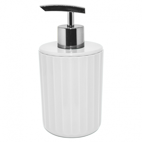 Porta Sabonete Líquido Groove Branco OU