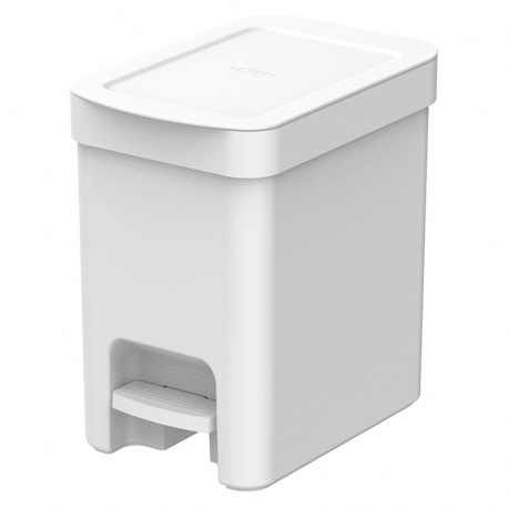 Lixeira de Pedal Trium 6L Branco OU