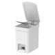 Lixeira de Pedal Trium 6L Branco OU