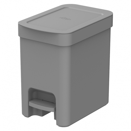 Lixeira de Pedal Trium 6L Chumbo OU