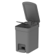 Lixeira de Pedal Trium 6L Chumbo OU
