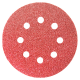 Disco de Lixa com Velcro Perfurado P100 125mm Kit com 5 Peças 738059 MTX