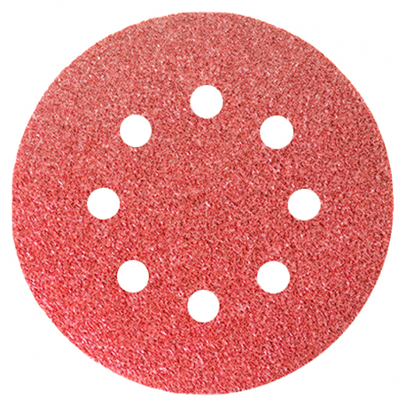 Disco de Lixa com Velcro Perfurado P100 125mm Kit com 5 Peças 738059 MTX