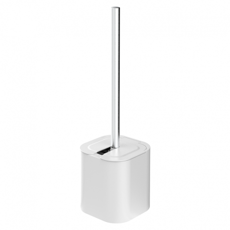 Suporte com Escova Sanitária Dual Branco OU