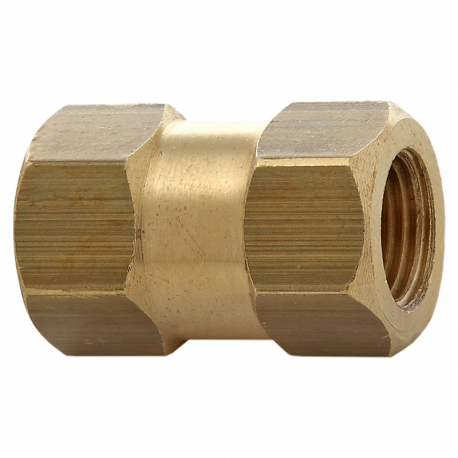 Luva Latão para Gás 1/8 NPT 24mm 181002 BLUKIT