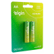 Pilha Alcalina AA Palito Kit com 2 Peças 000000082152 ELGIN